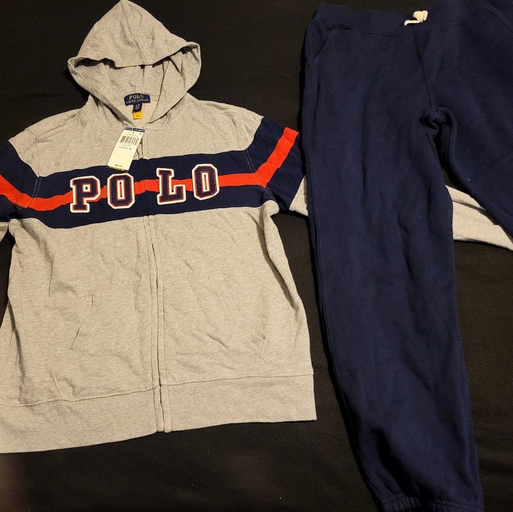 Boys Polo Sweatshirt and Pants